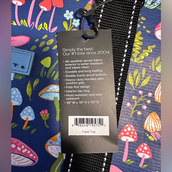 Scout Orginal Deano Tote Bag in Field Trip Pattern - Picture 2 of 3